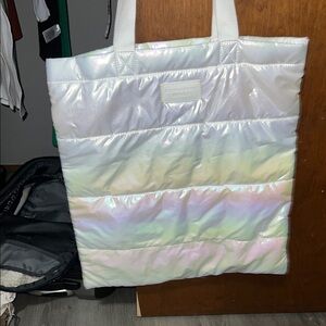 Bath & Body Works Iridescent White Tote